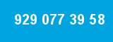 929 077 39 58